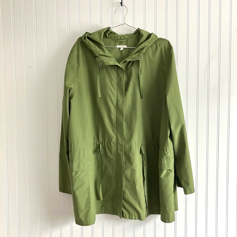 EILEEN FISHER Recycled Polyester Hooded Coat
